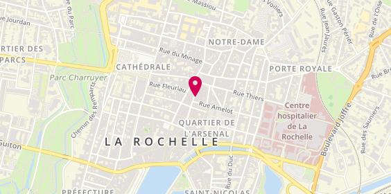 Plan de Pharmacie Asselin et Scanu, 48 Rue des Merciers, 17000 La Rochelle