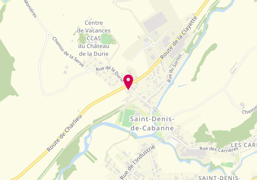 Plan de Pharmacie du Sornin, 471 Rue de la Gare, 42750 Saint-Denis-de-Cabanne