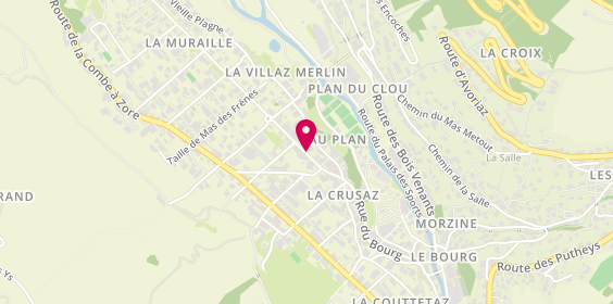 Plan de Pharmacie Centrale de Morzine, 64 Route de la Plagne, 74110 Morzine
