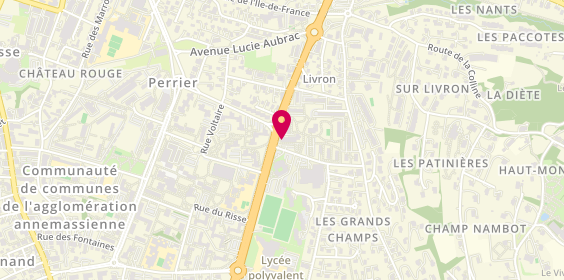 Plan de Pharmacie de Livron, 17 avenue Maréchal Leclerc, 74100 Annemasse