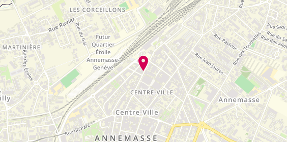 Plan de Pharmacie Chablais Gare, 53 Avenue de la Gare, 74100 Annemasse