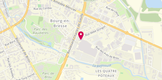 Plan de Mediprix, Boulevard Charles de Gaulle, 01000 Bourg-en-Bresse