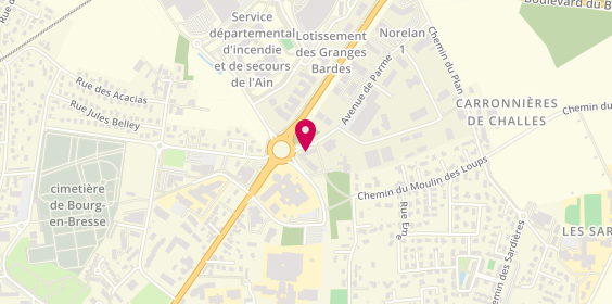 Plan de Pharmacie de Norelan, 68 avenue de Parme, 01000 Bourg-en-Bresse