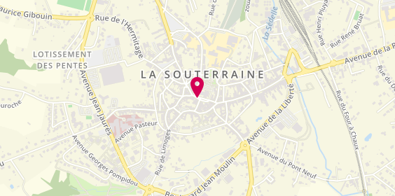 Plan de Pharmacie Lamare, 21 Place du Marche, 23300 La Souterraine