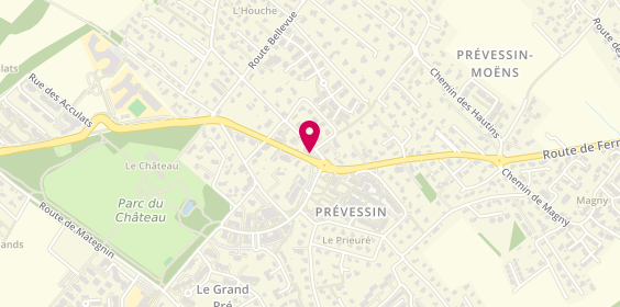 Plan de Pharmacie Centrale de Prévessin, 73 Chemin de la Ravoire, 01280 Prévessin-Moëns