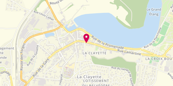 Plan de Pharmacie Borie, 2 Rue Lamartine, 71800 La Clayette