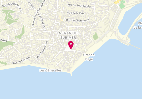 Plan de Pharmacie Fauviot, 2 Rue de l'Hotel de Ville, 85360 La Tranche-sur-Mer
