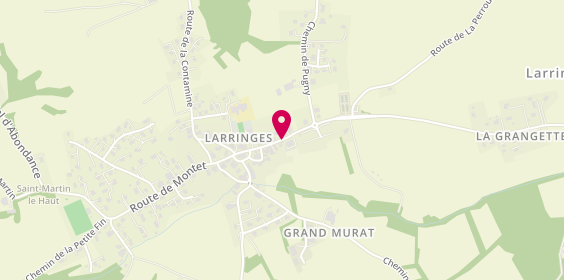 Plan de Pharmacie de Larringes, 114 Route de la Touviere, 74500 Larringes