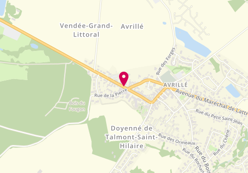 Plan de Pharmacie du Menhir, 33 Avenue du Général de Gaulle, 85440 Avrillé