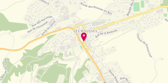 Plan de Pharmacie des Rousses, 344 Rue Pasteur, 39220 Les Rousses