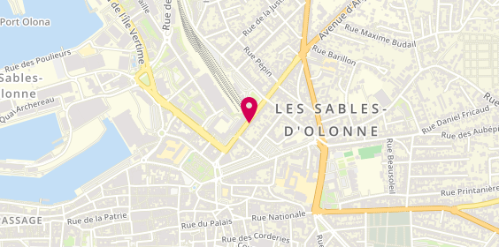 Plan de Pharmacie de la Gare, 34 Avenue Georges Pompidou, 85100 Les Sables-d'Olonne