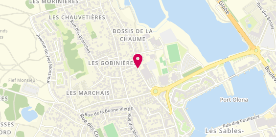 Plan de Pharmacie Olona, la Chaume
41 Rue Joseph Bénatier, 85100 Les Sables-d'Olonne