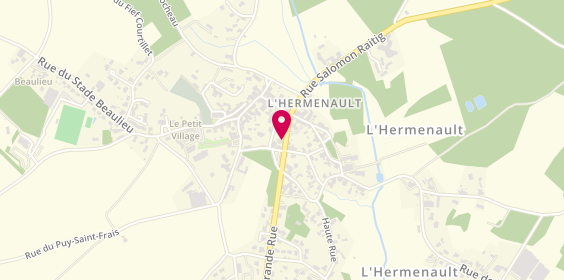 Plan de Pharmacie de l'Hermenault, 18 Rue Grande Rue, 85570 L'Hermenault