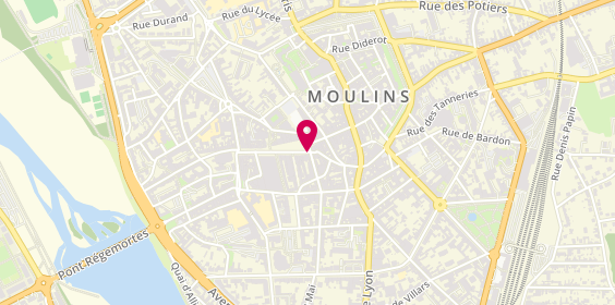 Plan de Mediprix, 61 Place d'Allier, 03000 Moulins