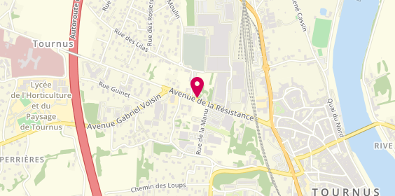 Plan de Pharmacie Veau, Centre Commercial Champio
Avenue de la Resistance, 71700 Tournus