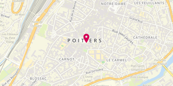 Plan de Grande Pharmacie de Poitiers, Centre Commercial Leclerc
93 Route de Gencay, 86000 Poitiers