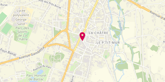 Plan de Pharmacie Gauthier, 6 Place du Marché, 36400 La Châtre