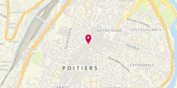 Plan de Pharmacie des Cordeliers, 22 Rue Gambetta, 86000 Poitiers