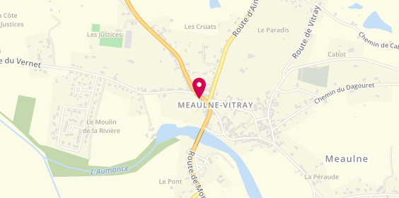 Plan de Pharmacie de Meaulne, 19 Route de Paris, 03360 Meaulne-Vitray
