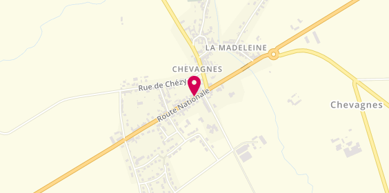 Plan de Pharmacie Hanin, Route Nationale
2 Place du Marché, 03230 Chevagnes
