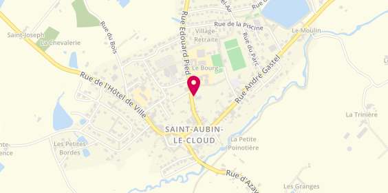 Plan de Pharmacie de Saint Aubin, 36 Rue Edouard Pied, 79450 Saint-Aubin-le-Cloud