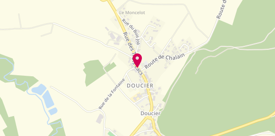 Plan de Pharmacie de Doucier, 995 Rue 3 Lacs, 39130 Doucier