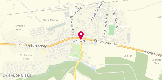 Plan de Pharmacie Rivière, 3 Route de Latillé, 86190 Ayron
