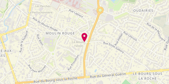 Plan de Pharmacie du Moulin Rouge, 130 Rue du Moulin Rouge, 85000 La Roche-sur-Yon