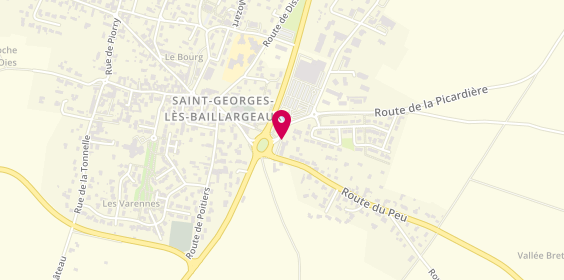 Plan de Pharmacie Saint Georges, 4 Rond-Point de l'Europe, 86130 Saint Georges Baillargeaux