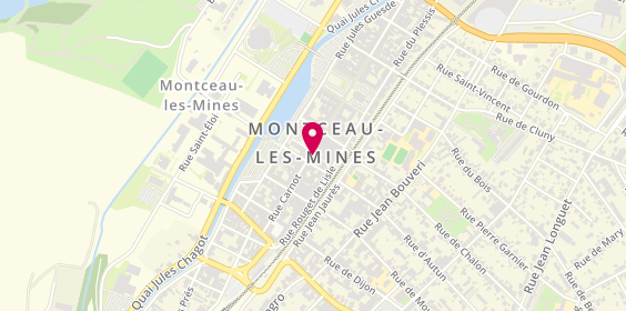 Plan de Pharmacie Gilot, 21 Rue Carnot, 71300 Montceau-les-Mines