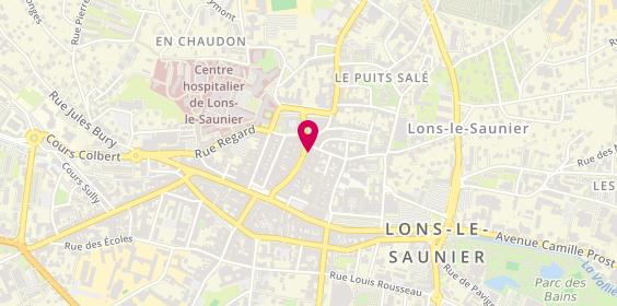 Plan de Pharmacie Lafayette des Arcades, 35 Rue du Commerce, 39000 Lons-le-Saunier