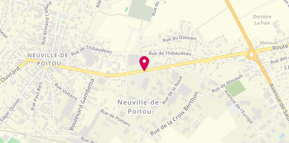 Plan de Pharmacie de Neuville Lugier, 41 Rue Alphonse Plault, 86170 Neuville-de-Poitou