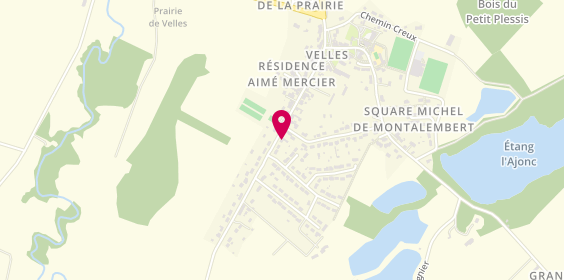 Plan de Pharmacie Anaclet, 27 Route de Mosnay, 36330 Velles