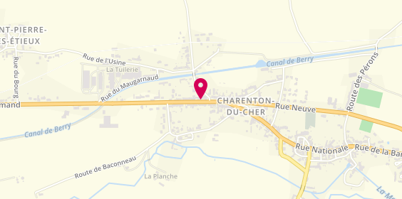 Plan de Pharmacie de Charenton, 23 Rue Nationale, 18210 Charenton-du-Cher