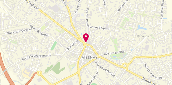 Plan de Pharmacien Giphar, 1 Rue de l'Hôtel de Ville, 85190 Aizenay