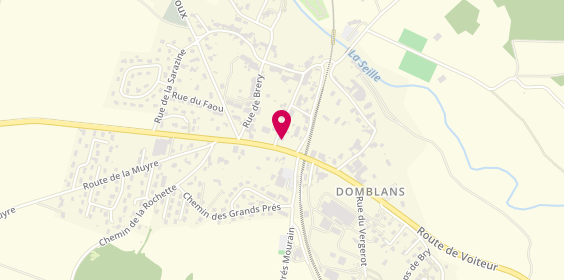 Plan de Pharmecie de Domblans, 88 Route de Saint-Germain Les Arlay, 39210 Domblans