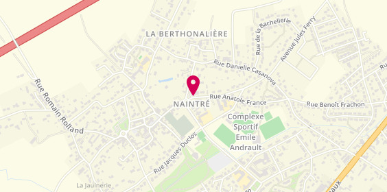 Plan de Pharmacie Champagne Faux, 34 Boulevard Anatole France, 86530 Naintré