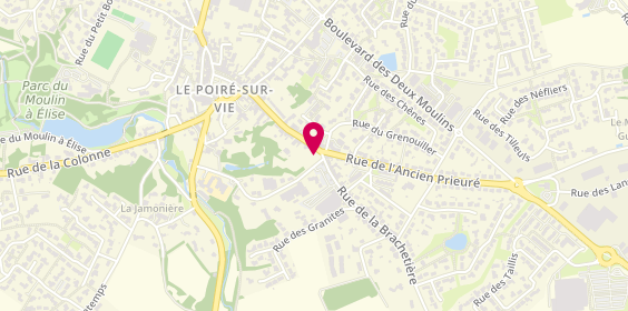 Plan de Pharmacie du Centre, 32 Rue de la Chapelle, 85170 Le Poiré-sur-Vie