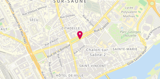 Plan de Pharmacie du Palais, 21 place de Beaune, 71100 Chalon-sur-Saône