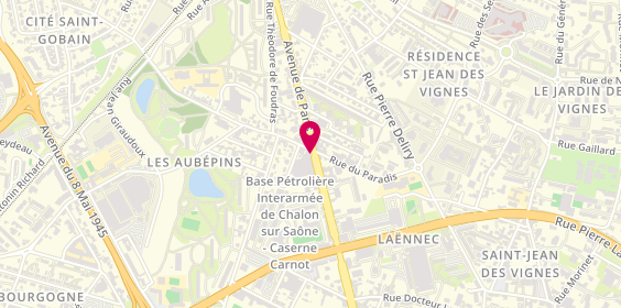 Plan de Giropharm, 95 Avenue de Paris, 71100 Chalon-sur-Saône