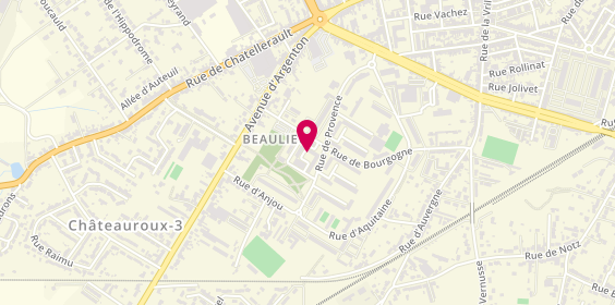 Plan de Pharmacie Girault Courtois, Centre Commercial Beaulieu
16 Place de Champagne, 36000 Châteauroux