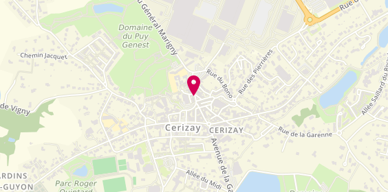 Plan de Pharmacie de Cerizay, 13 Avenue du General Marigny, 79140 Cerizay