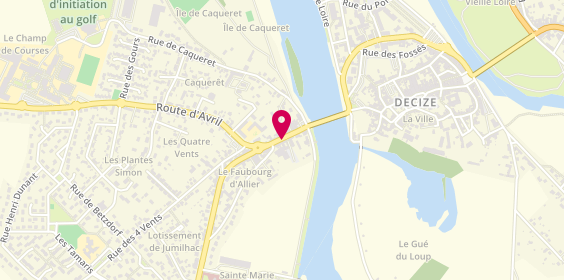 Plan de Pharmacie Saint Aré, 12 Route de Moulins, 58300 Decize