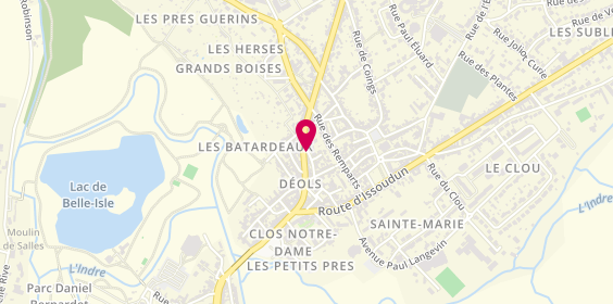 Plan de Pharmacie Heard, 26 avenue du Général de Gaulle, 36130 Déols