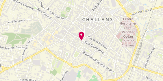 Plan de Pharmacie Chevillon, 3 Rue Carnot, 85300 Challans