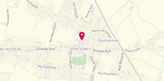 Plan de Pharmacie Saint Hilaire, 10 Rue des Maréchaux, 71150 Fontaines
