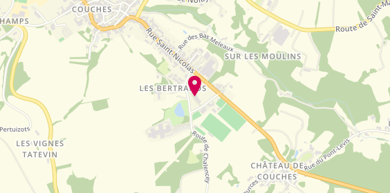 Plan de Pharmacie Lhenry Lahache, Rue des Grands Bois, 71490 Couches
