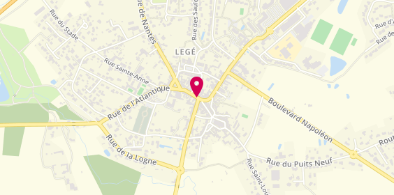 Plan de Pharmacie des Lys, 13 Place du Marche, 44650 Legé