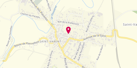Plan de Pharmacie la Joyette, 3 Rue de l'Avenir, 79330 Saint-Varent