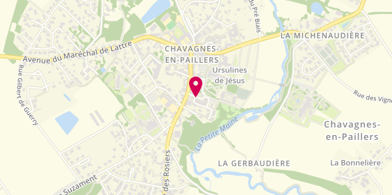 Plan de Giropharm, 6 Place des Arcades, 85250 Chavagnes-en-Paillers